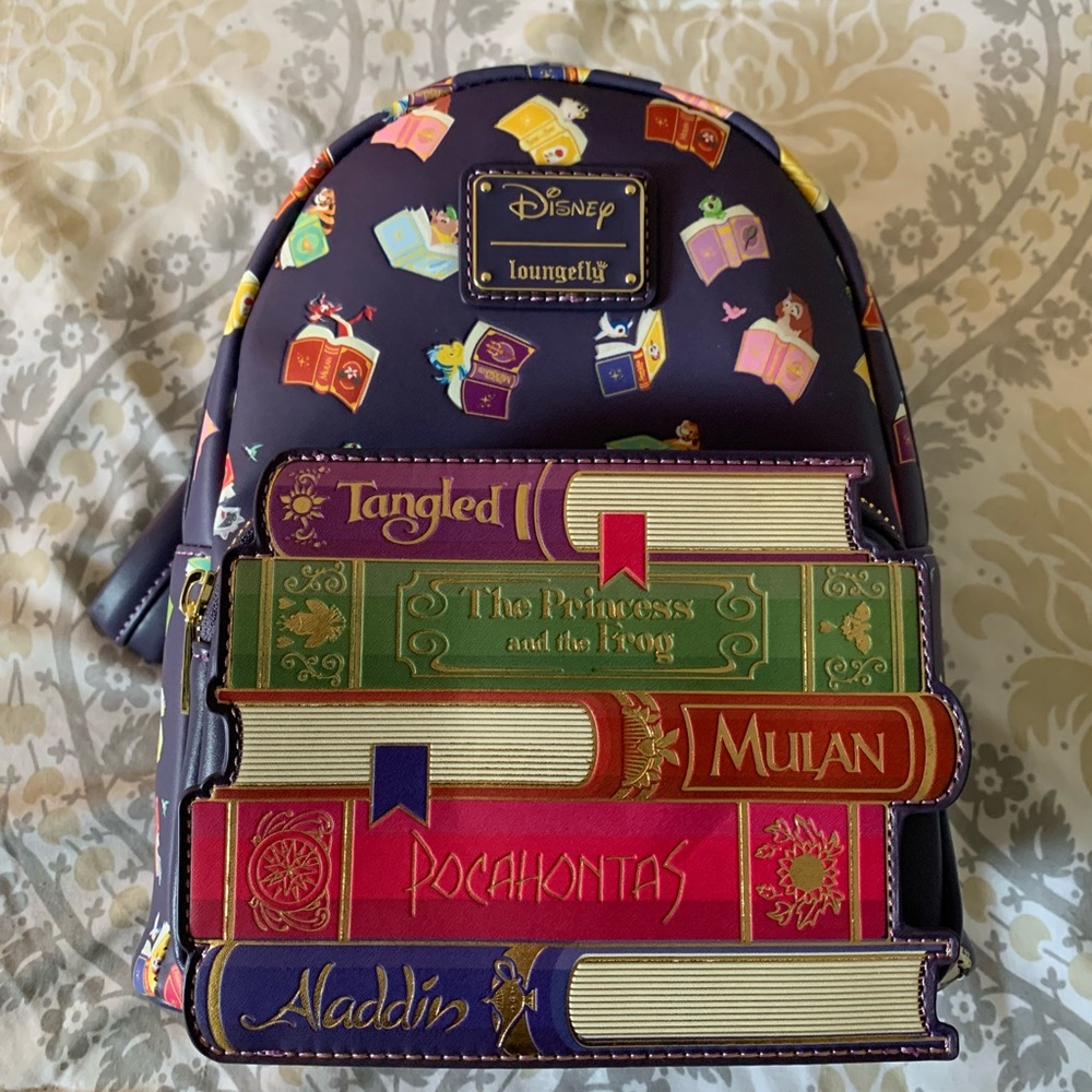 Disney Princess Books Mini Loungefly Backpack